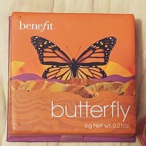 Benefit Cosmetics Silky-Soft Powder Butterfly (Golden Orange) Blush - Sealed NIB